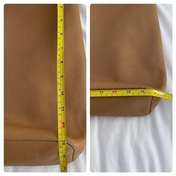 Vintage Marni Leather Butter Brown Roomy Shoulder bag made in Italy - Picture 6 of 11